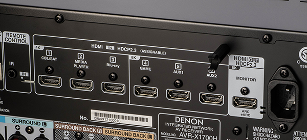 New Denon AVR-X1700H AV receiver debuts upgraded HDMI connectivity